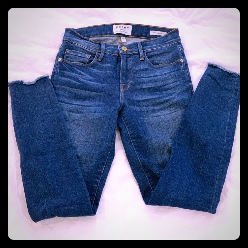 Frame Le Skinny de Jeanne Crop Jeans